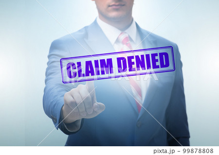 Concept of denying medical insurance claim Concept of denying medical insurance claim 99878808