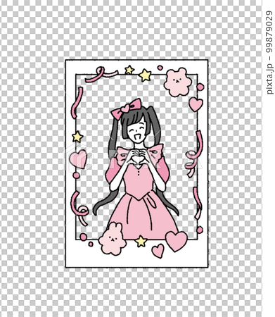 A simple touch Illustration of the Cheki of your favorite idol A simple touch Illustration of the Cheki of your favorite idol 99879029