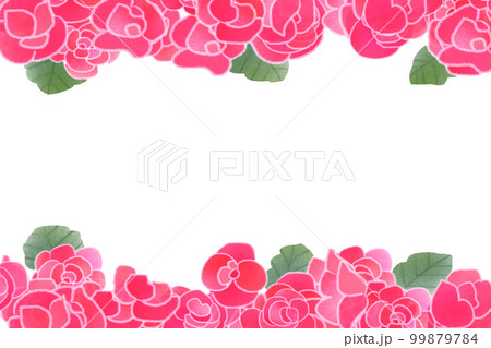 ベゴニアピンクフレーム1 99879784