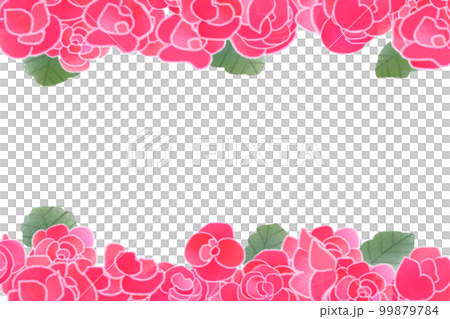 ベゴニアピンクフレーム1 99879784