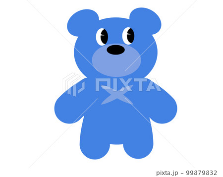青いクマのイラスト素材 [99879832] - PIXTA