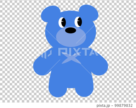 青いクマのイラスト素材 [99879832] - PIXTA