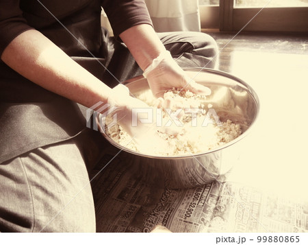 手作り味噌づくり 99880865