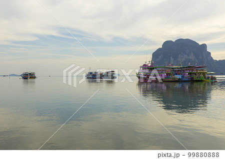 Beautiful sunset at Pak Meng Beach in Trang, Thailand. 99880888