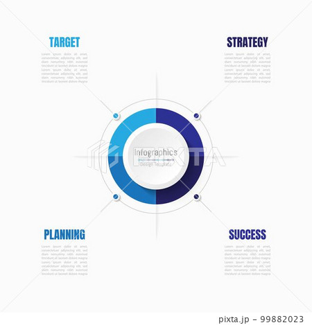 Infographic design elements for your business data. Vector Illustration. 99882023