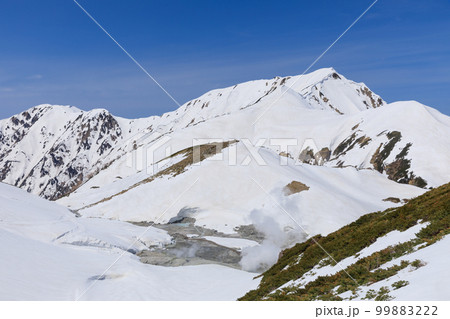 富山_初春の立山室堂の絶景 富山_初春の立山室堂の絶景 99883222