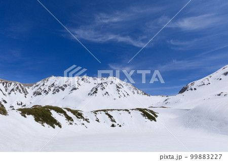 富山_初春の立山室堂の絶景 富山_初春の立山室堂の絶景 99883227