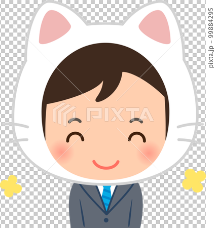 西裝男和貓 99884295