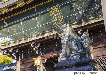 北野天満宮 楼門と狛犬(京都市上京区馬喰町) 北野天満宮 楼門と狛犬(京都市上京区馬喰町) 99885885