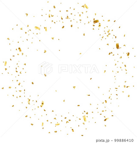 Falling shiny golden confetti 99886410