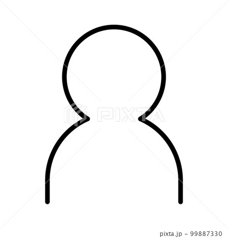 User line icon 99887330