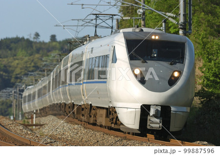 北陸本線 細呂木ー芦原温泉 JR西日本 683系 T22+T32+R11編成(金沢) サンダーバード 北陸本線 細呂木ー芦原温泉 JR西日本 683系 T22+T32+R11編成(金沢) サンダーバード 99887596