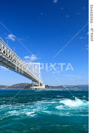 徳島_鳴門の渦潮の絶景 徳島_鳴門の渦潮の絶景 99889448