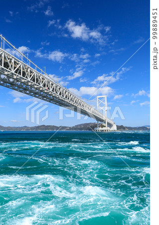 徳島_鳴門の渦潮の絶景 99889451