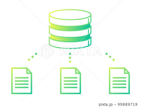 データベースのイラスト素材 99889719