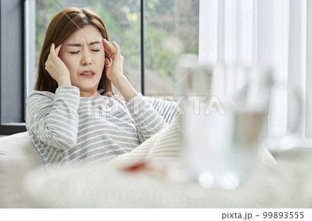 頭痛 若い女性 主婦 99893555
