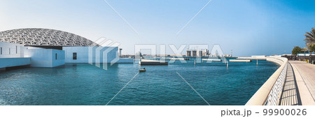 Exterior of the Louvre Museum in Abu Dhabi, United Arab emirates Exterior of the Louvre Museum in Abu Dhabi, United Arab emirates 99900026