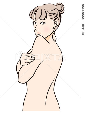 A bust of a female body - Stock Illustration [66012995] - PIXTA