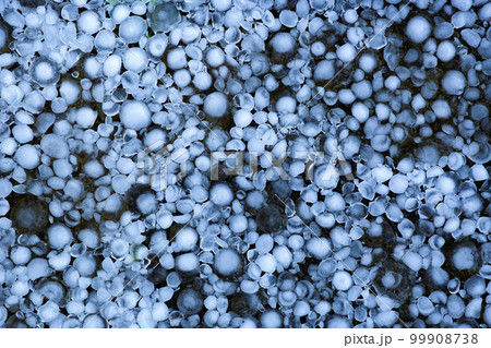 ice hail after a storm ice hail after a storm 99908738
