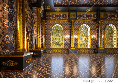 3D rendering of the hall in a classic style. Classic interior 3D rendering of the hall in a classic style. Classic interior 99910021