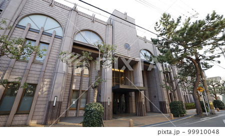 帝塚山学院中・高等学校（大阪市）の建物と入口 99910048
