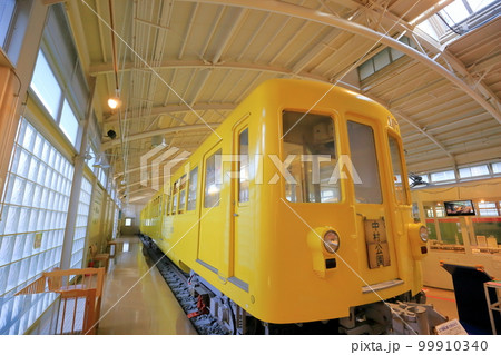 黄色い地下鉄電車（レトロでんしゃ館　愛知県 日進市） 99910340