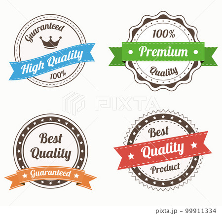 Collection of premium quality vintage labels in color 99911334