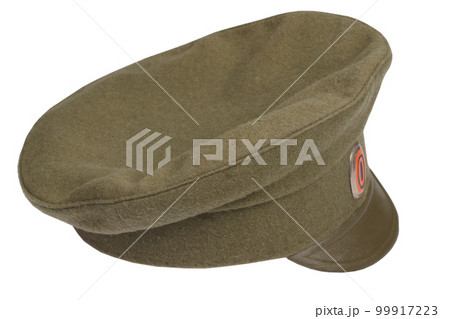 Imperial Russian Army cap isolated on white background Imperial Russian Army cap isolated on white background 99917223