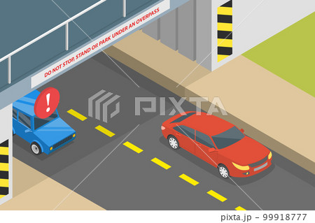 3D Isometric Flat Vector Conceptual Illustration of Traffic Rules 3D Isometric Flat Vector Conceptual Illustration of Traffic Rules 99918777