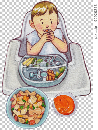 Baby food watercolor png element,noeborn Baby food watercolor png element,noeborn 99920238