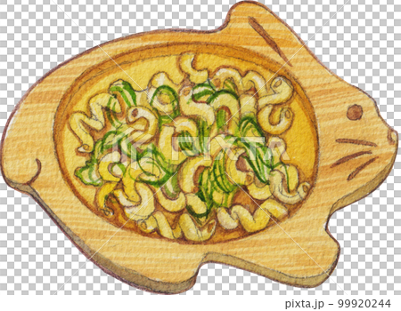 Baby food watercolor png element 99920244