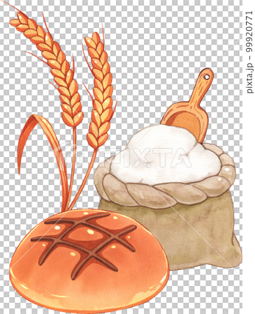 Bake bakery watercolor png element 99920771