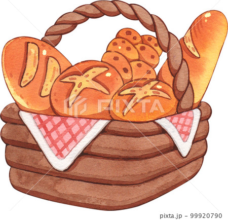 Bake bakery watercolor pnf element Bake bakery watercolor pnf element 99920790