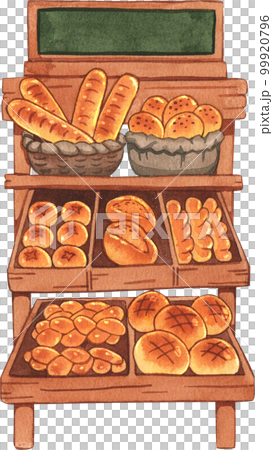 Bake bakery watercolor pnf element 99920796