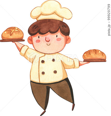 Bake bakery watercolor pnf element 99920799