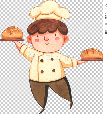 Bake bakery watercolor pnf element 99920799