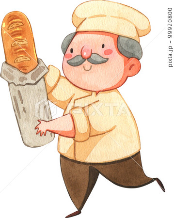 Bake bakery watercolor pnf element 99920800