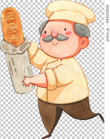 Bake bakery watercolor pnf element 99920800