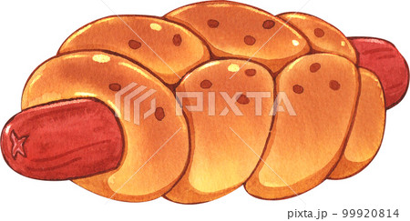 Bake bakery watercolor pnf element 99920814