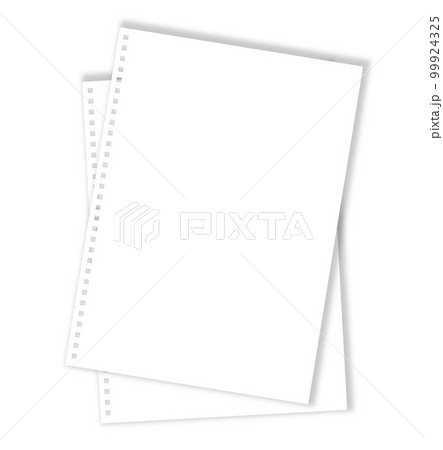 紙, 紙素材, ペーパー, スケッチブック, ノート, ルーズリーフ, クロッキーブック, 自由帳, 99924325