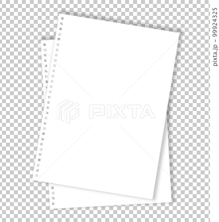 紙, 紙素材, ペーパー, スケッチブック, ノート, ルーズリーフ, クロッキーブック, 自由帳, 99924325