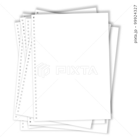 紙, 紙素材, ペーパー, スケッチブック, ノート, ルーズリーフ, クロッキーブック, 自由帳, 99924327