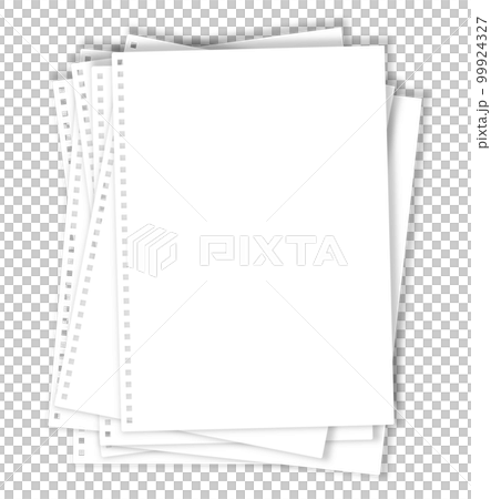 紙, 紙素材, ペーパー, スケッチブック, ノート, ルーズリーフ, クロッキーブック, 自由帳, 99924327