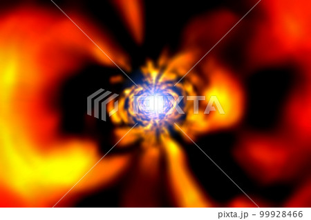 宇宙空間のワープをイメージした背景素材(ワームホール ・ブラックホールのイメージ) 宇宙空間のワープをイメージした背景素材(ワームホール ・ブラックホールのイメージ) 99928466