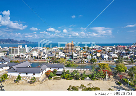 【今治城より今治市内の風景】 愛媛県今治市通町 99928753