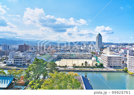 【今治城より今治市内の風景】 愛媛県今治市通町 99928761