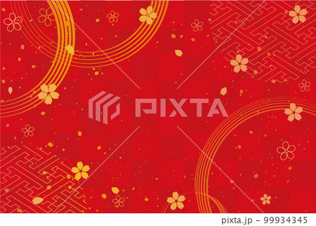 背景素材:美しい和柄 背景素材:美しい和柄 99934345