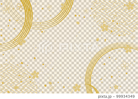 Background material: beautiful Japanese pattern 99934349