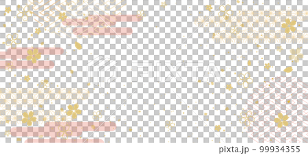 背景素材：美しい和柄 99934355