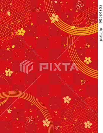 背景素材:美しい和柄 背景素材:美しい和柄 99934358
